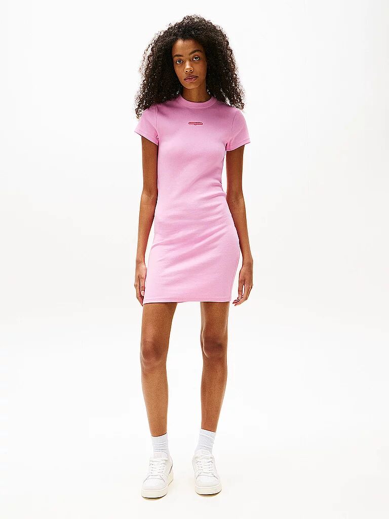 TOMMY JEANS Minikleid TJW SCRIPT  rosa   M W