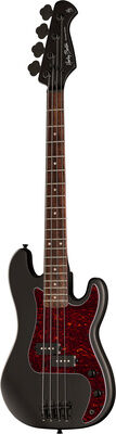 Harley Benton PB-Shorty SBK Standard Series Mattschwarz