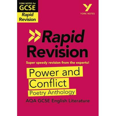 York Notes RAPID AQA GCSE (Revision Guide) Power and Conflict Poetry Anthology - for 2026, 2027 exams, Taschenbuch von David Grant, Pearson ELT,