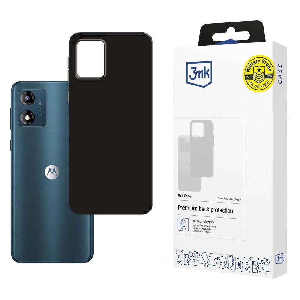 3MK Matt Case Motorola Moto E13 czarny/black (Motorola Moto E13) (3mk Matt Case(461)-0)