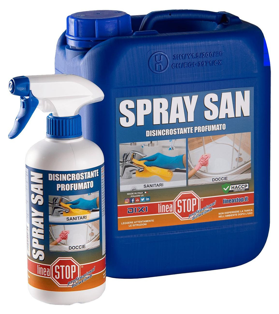 DIXI Spray San ontkalkende en reinigende geurige spray, 500 ml