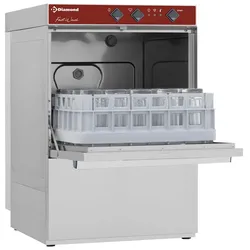 Gläserspülmaschine Körbe 400x400 mm + Ablaufpumpe und dosierer für flüssiges Waschmittel (DC402/6-PSD4)
