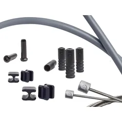 CAPGO Schaltzug Set Blue Line | SRAM / Shimano MTB & Road | grau