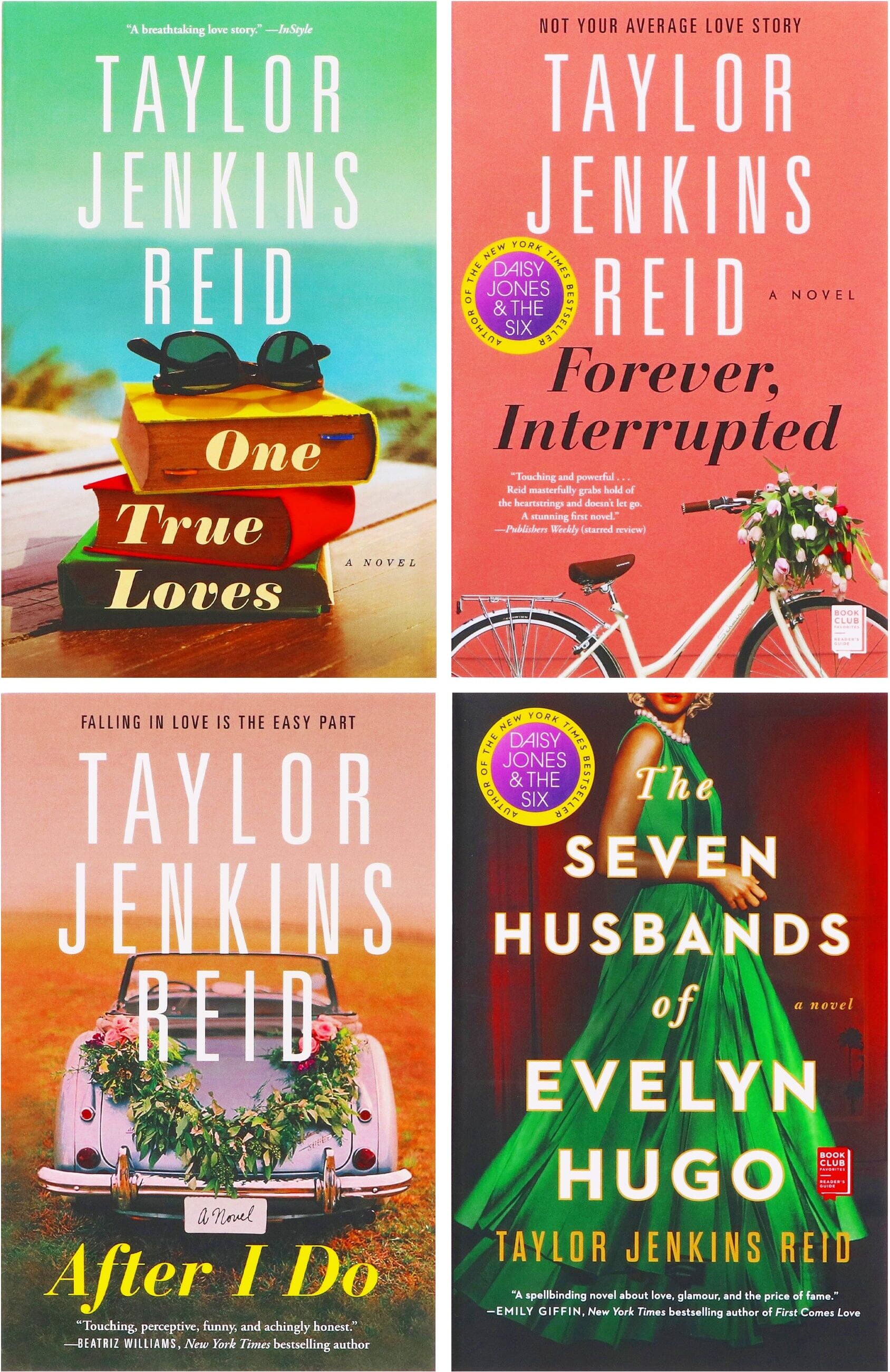 Taylor Jenkins Reid 4 Books Collection set - Fiction - Paperback Simon & Schuster