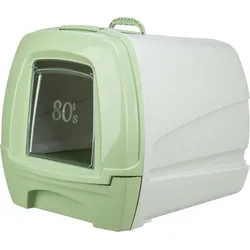 TRIXIE Katzentoilette EasyDraw 46 × 48 × 57 cm grau/grün