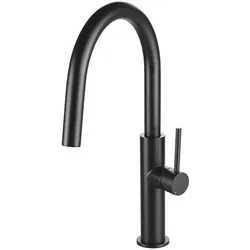 Neuesbad Spültischarmatur mit U-Auslauf, Schwarz NB1DEBQJN62M1