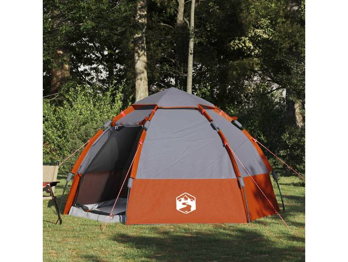 vidaXL Schnellmontagezelt mit Regenhaube für 4 Personen 4 Personen