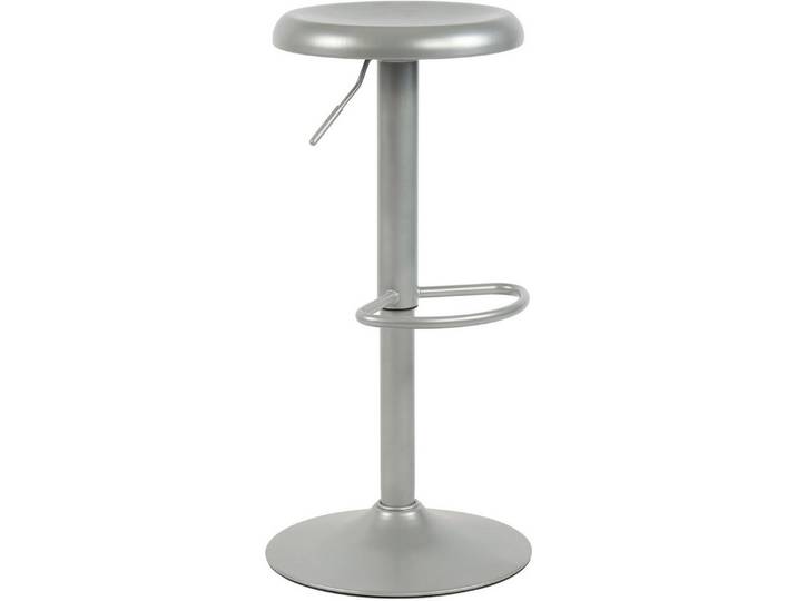 furnicato Barhocker Williston 58-78 cm Silber (1 St)