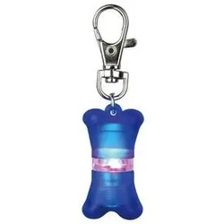 Trixie Flasher für Hunde, blau | Halsbandanhänger