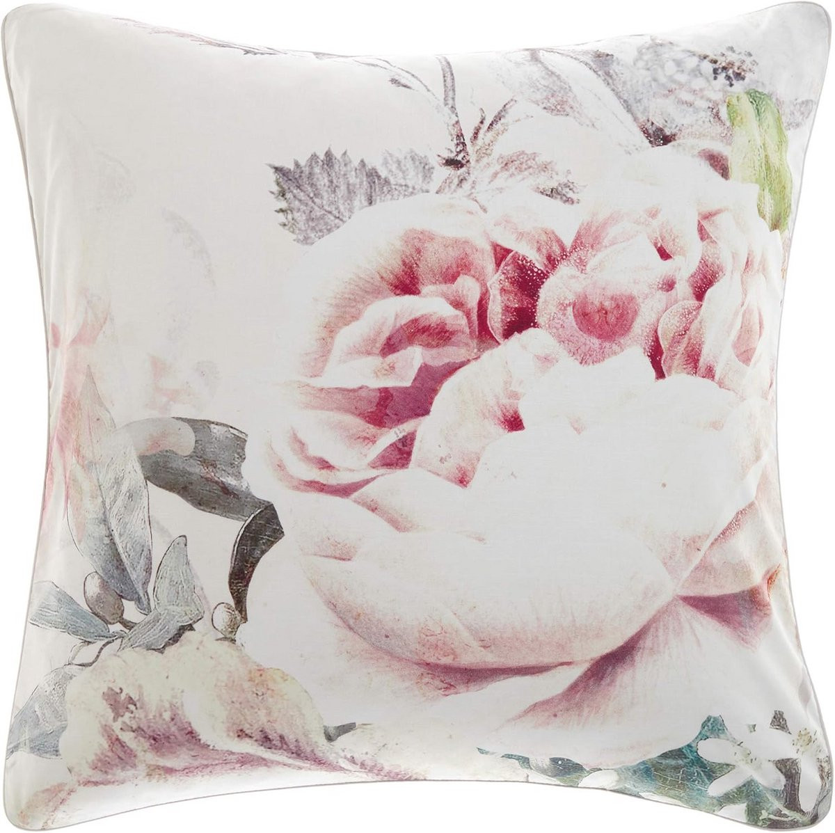 Decoratieve Kussensloop Sham met Bloemmotief 65x65 cm