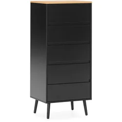 KOMMODE 50/115/40 Desi schwarze Farbe