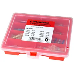 Dresselhaus Wärmeschrumpfverbinder Lötverbinder Sortiment im Kunststoffsichtkasten 8-tlg - 4499000066019