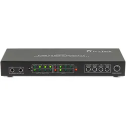 FeinTech VMS02400 HDMI 2.0 Matrix Switch 2x4 mit Audio Extractor, Switch Box