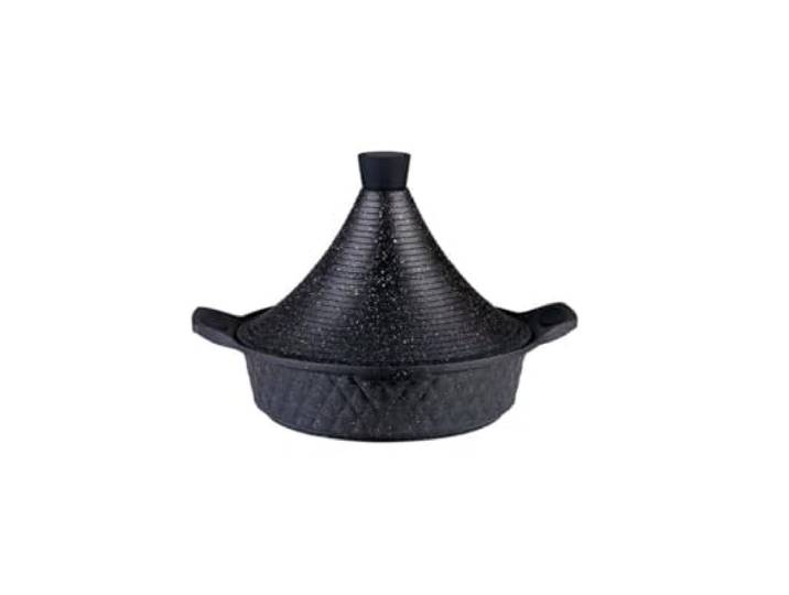 Baumalu - Tajine Aluguss - Ø28 cm - Deckel - alle Herdarten Induktion Mit Aluminiumkern, alle Herdarten inkl. Induktion, gleichmäßiges schnelles Kochen, modernes Design, langlebig