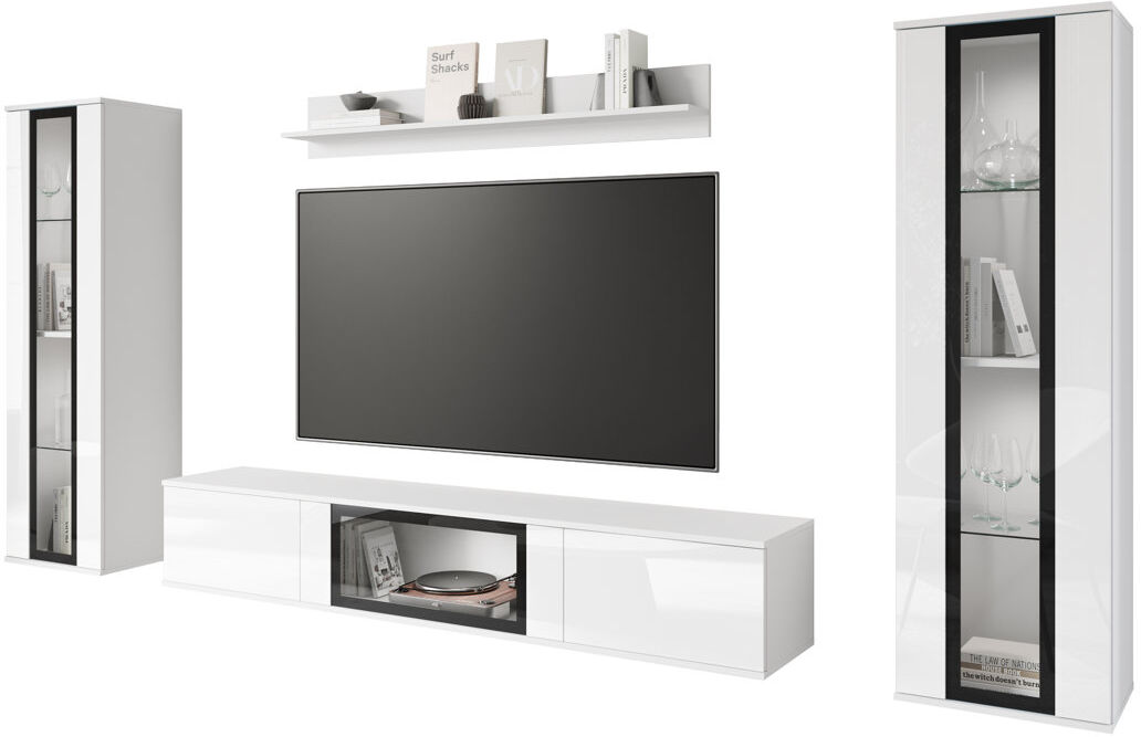 Metro Demetrice TV Stand for TVs up to 75" White 75"