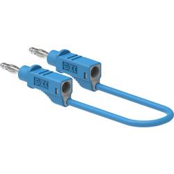 Electro PJP 2112-CD1-25BL Messleitung Stecker Stecker 25 cm Blau 1 St.