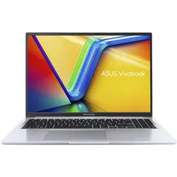 ASUS Vivobook 16 (16", 512 GB, 16 GB, DE), Notebook, Silber