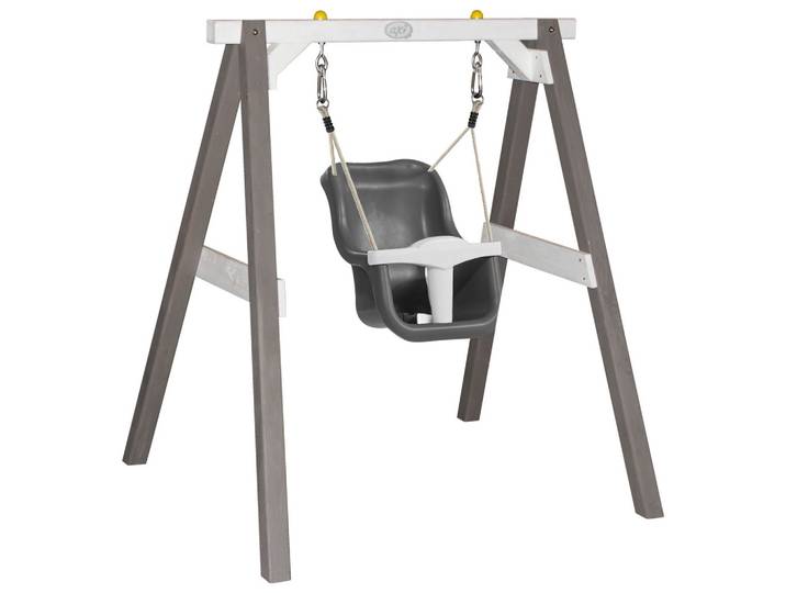 Schaukel Grau/Weiß