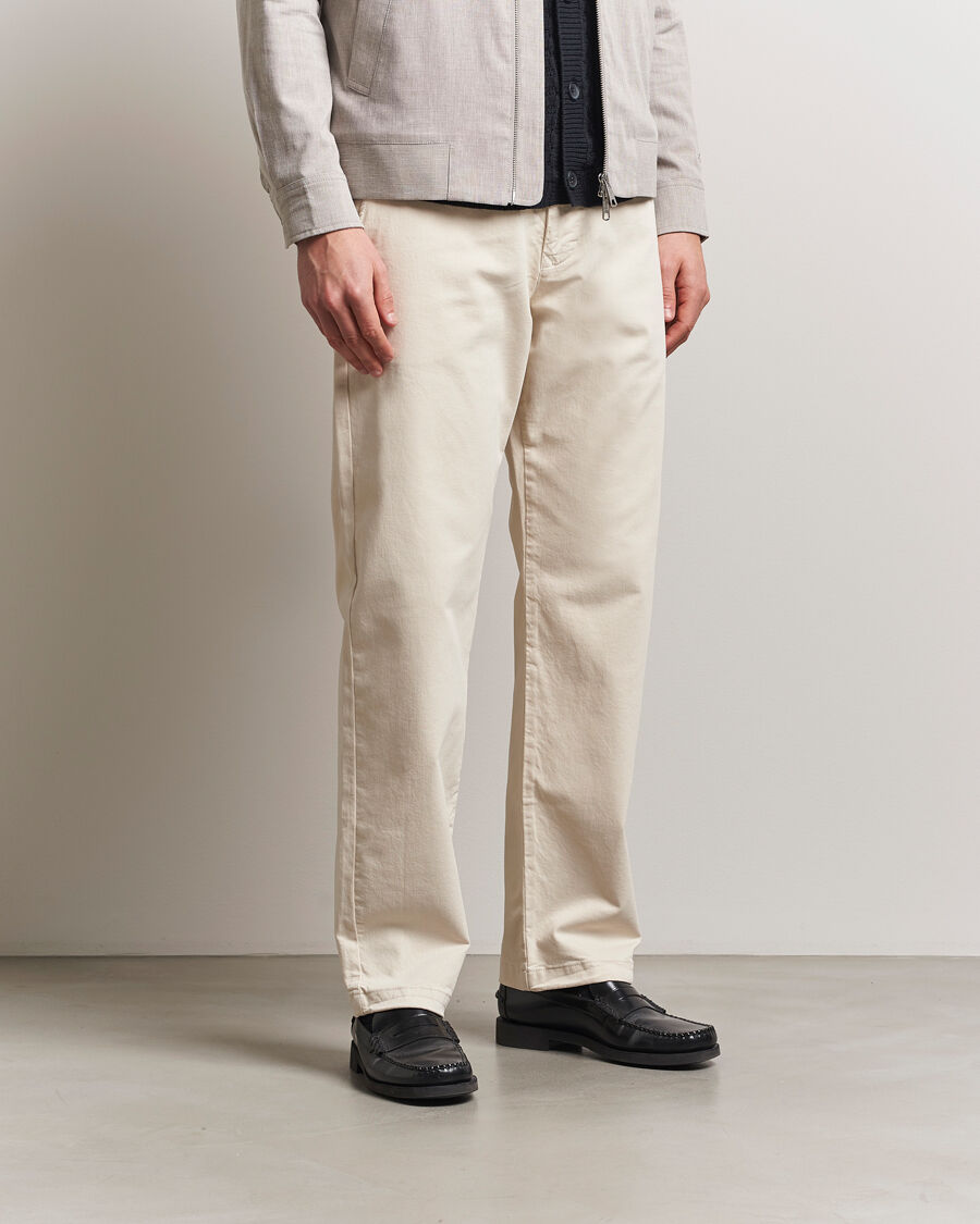 NN07 Aden Regular Fit Chinos Ivory men W32L32 Beige