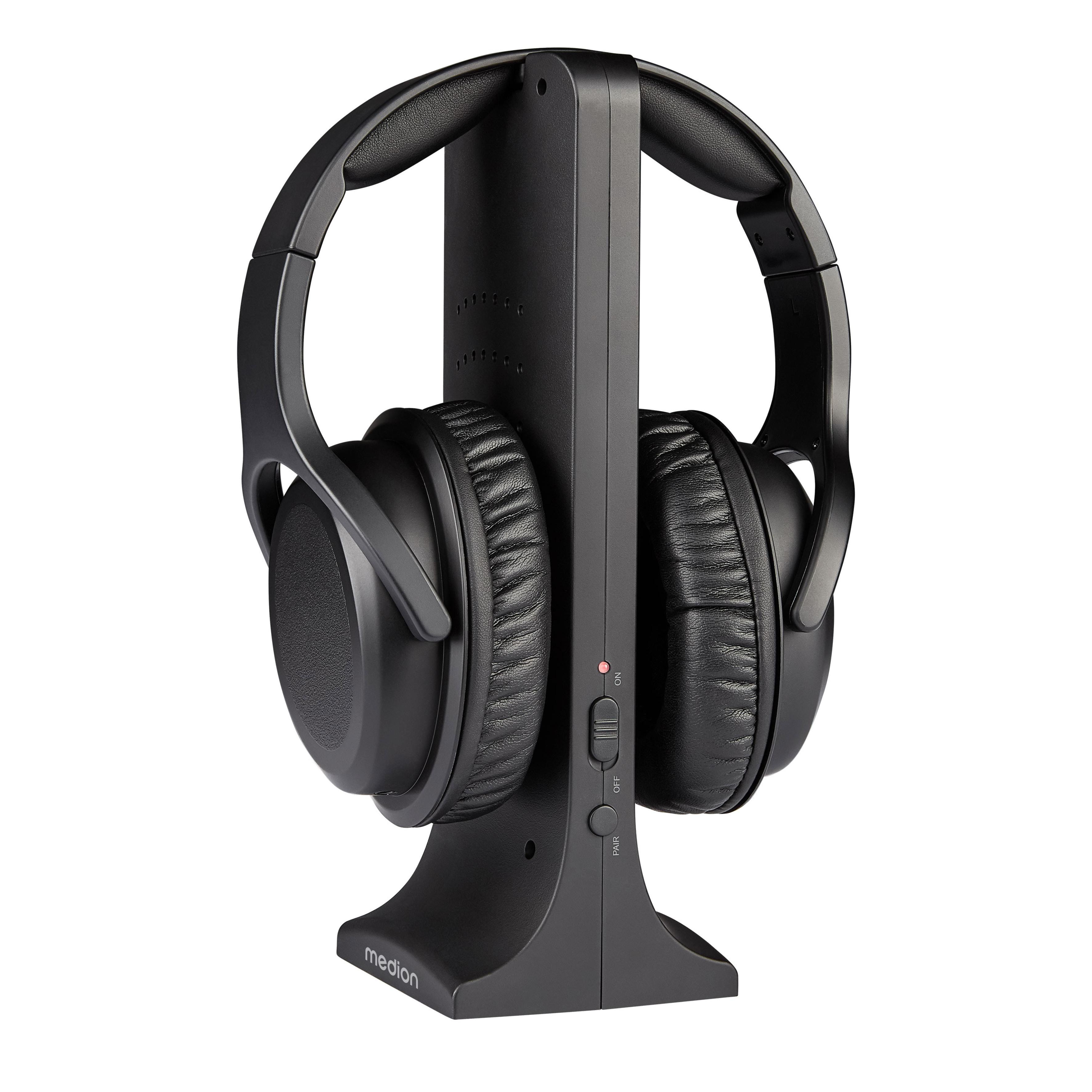 Medion LIFE HS-1 Over-Ear Funkkopfhörer schwarz
