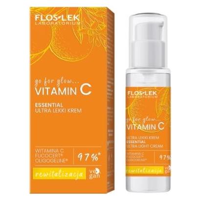 Floslek Laboratorium Go For Glow Vitamin C Ultra Light Cream For Day And Night 30 Ml (30 ml, Nachtcreme, Tagescreme) (45259061)