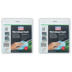 2x Microfasertuch LIQUI MOLY 1651 Poliertuch Reinigung Autowäsche Politur Glanz