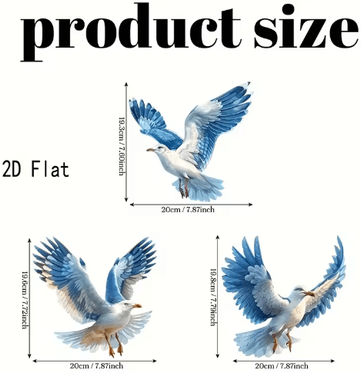 Inspire Picks Retro Seagull Wall Decor Set Wooden Coastal Wall Art For Beach Inspired Spaces a5