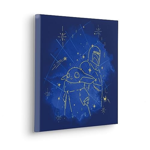 Komar Spieraam The Mandalorian Grogu Constellation Multicolour 40 x 40 cm
