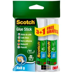 3M Scotch Permanent Klebestift 3 Stifte + 1 GRATIS 8 g