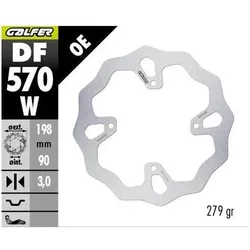 Galfer Bike, Bremsscheibe, (198 mm)