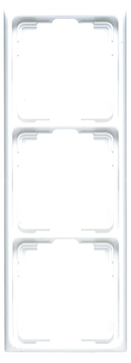Jung JG CD 583 K WW Afdekraam voor kabelgoot, 3-voudig, wit
