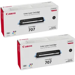 Canon Original Toner 707BK Doppelpack schwarz (OP9424A004DP)