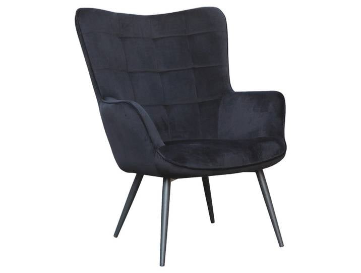 Mid.you Ohrensessel Uta, Schwarz, Metall, 72x97x80 cm, Fsc, erweiterbar (Typenauswahl), Wohnzimmer, Sessel, Ohrensessel
