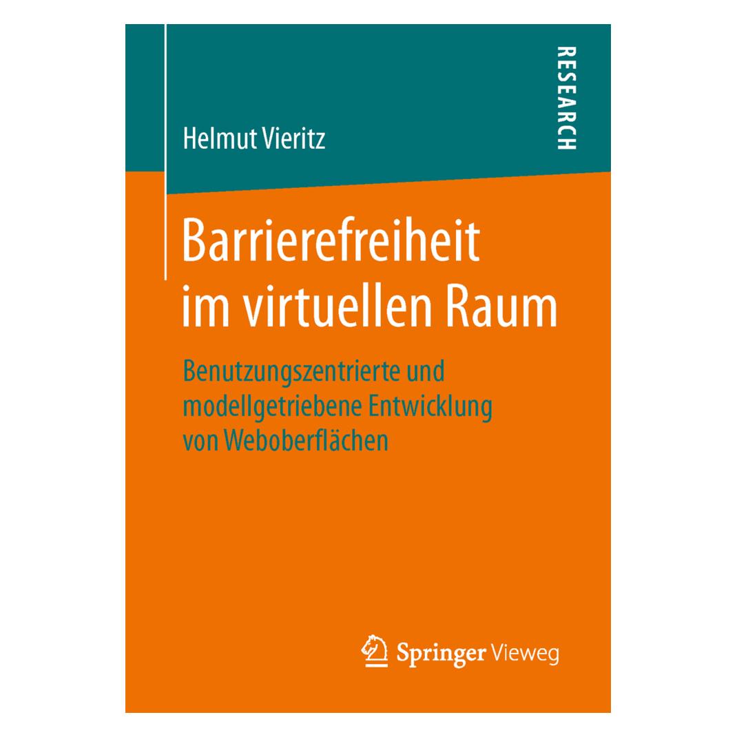 Springer Barrierefreiheit im virtuellen Raum (Deutsch, Softcover, Helmut Vieritz) (35150396)