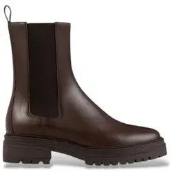 BA&SH für Damen. 2H25CODA Coda Lederstiefel braun (39), Wohnung, 1 bis 3 cm, Keine, Lässig