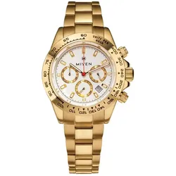 MIYEN MUNICH - VOYAGER - Gold Edition - steel / 40 MM