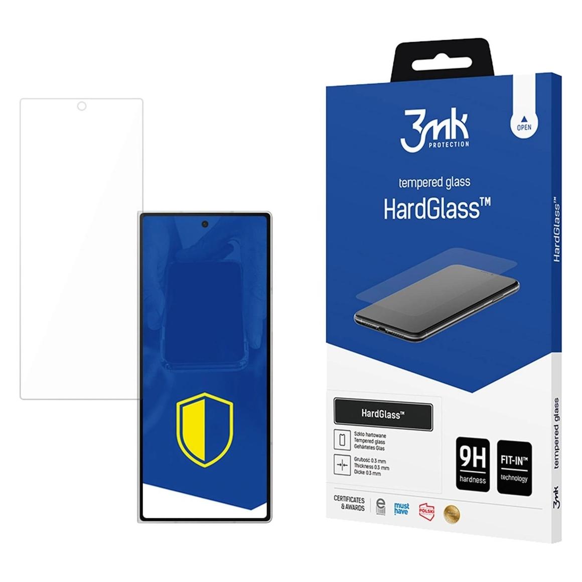 3MK Gehärtetes Glas HardGlass für Samsung Galaxy Z Fold 7 (1 Stk., Samsung Galaxy Z Fold7) (5903108668712)