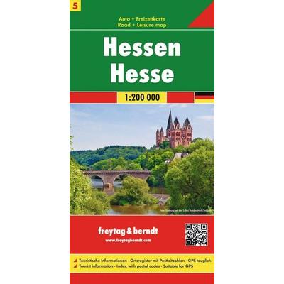 freytag & berndt Straßenkarte Hessen 1:200.000, Sonstige von , KOMPASS Freytag & Berndt, 978-3-7079-0057-6
