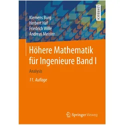 Höhere Mathematik für Ingenieure Band I, Fachbücher von Andreas Meister, Herbert Haf, Klemens Burg, Friedrich Wille