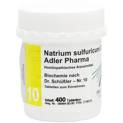 Biochemie Adler 10 Natrium Sulfuricum D 6 Adler Ph