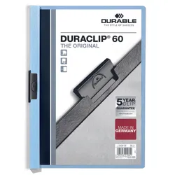 DURABLE Klemmhefter DURACLIP DIN A4 hellblau