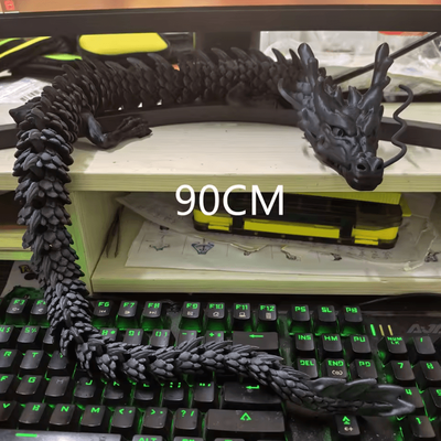 Inspire Curations 30 90cm 3D Printed Articulated Dragon Flexible Moving Joint Display Ornament 7 90cm