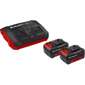 Einhell Werkzeugakku PXC-Starter Twincharger Kit, 18 V / 3,0 Ah, 2 Akkus und Doppelladegerät