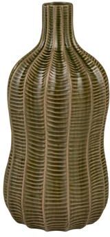 Atlas Lighting and Home Atlas Collier Bottle-Shaped Earthenware Vase