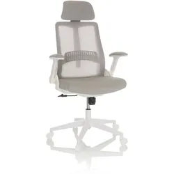 hjh OFFICE Home Office Bürostuhl VENDO W Stoff / Netzstoff mit Armlehnen