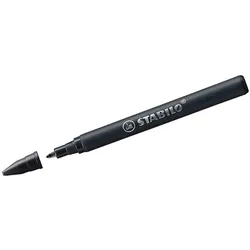 Stabilo, Ersatzpatronen + Tintenfass, Rollerball für s-move easy (Schwarz, 0.50 mm, 3 Stk.)