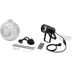 Eurolite LED PST-15W MK2 COB RGBW Pinspot Spiegelkugelset