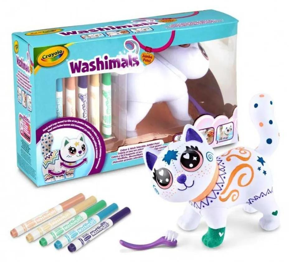 Crayola Scribble Scrubbie Jenny Jumbo Knuffelkat speelgoed
