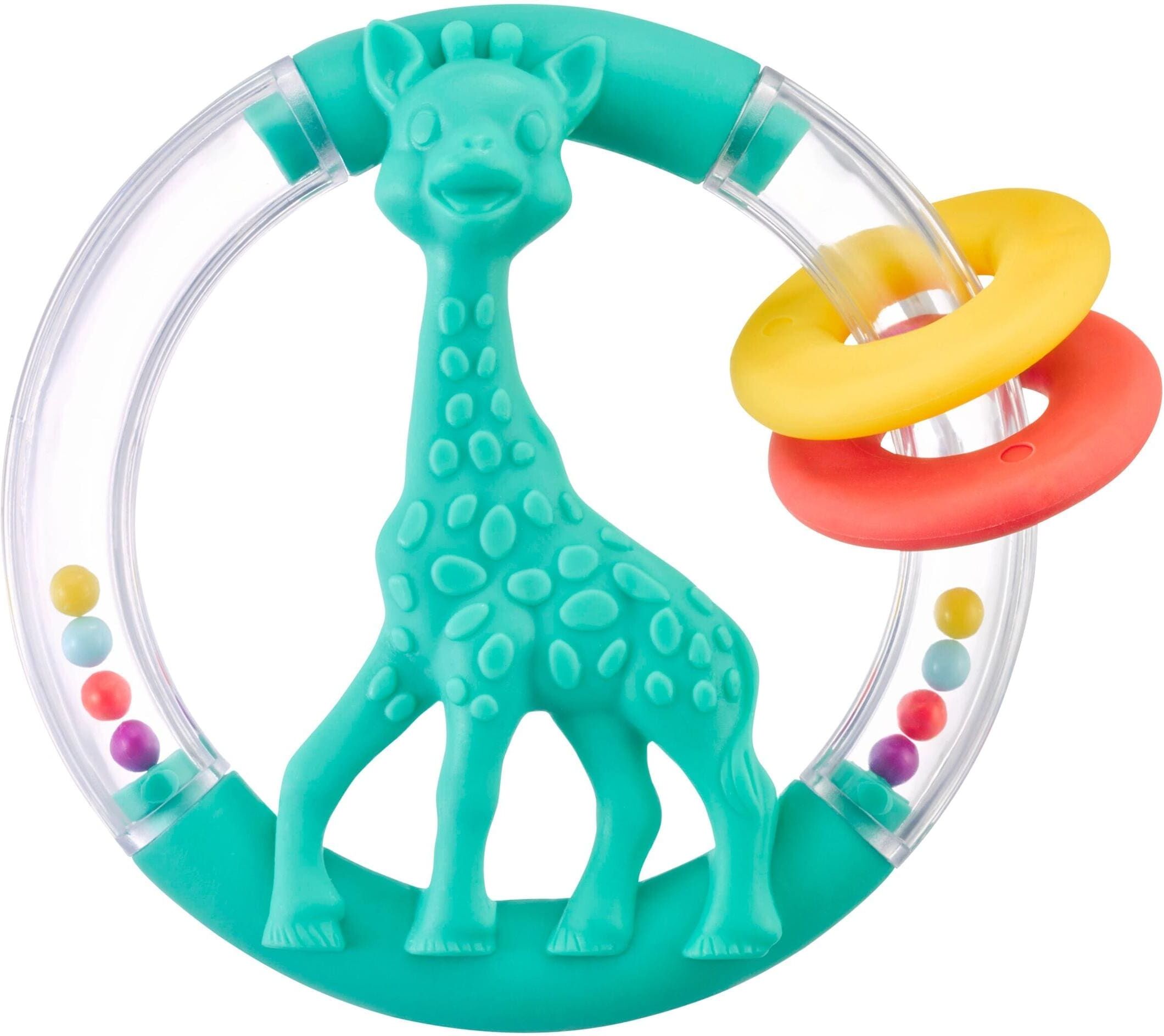Rassel SOPHIE LA GIRAFE "Silhouette-Rassel", Kinder, mehrfarbig, Greifspielzeug Rassel mehrfarbig Einheitsgröße