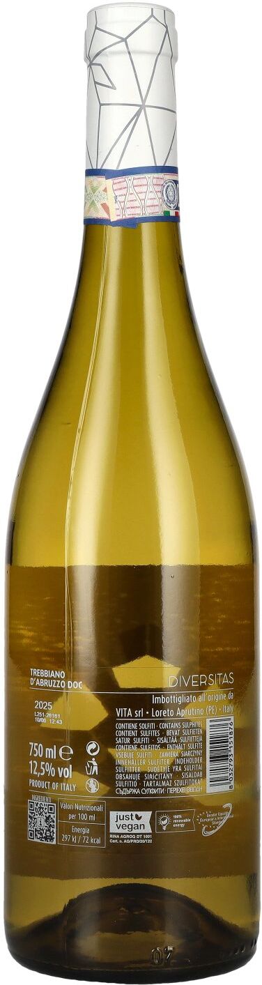 LA TARTARUGA Trebbiano d'Abruzzo DOC 2025 12,5% Vol. 0,75l